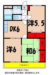 北殿駅 徒歩18分 1階の物件間取画像